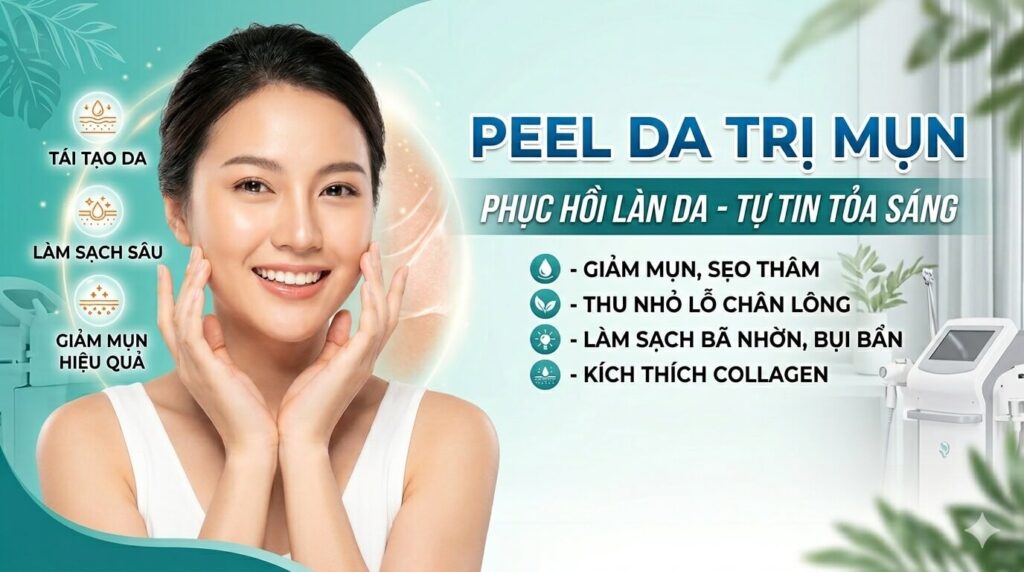 peel da trị mụn